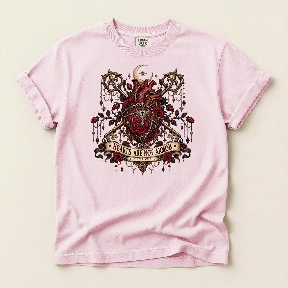 Hearts Are Not Armor Gothic T-Shirt