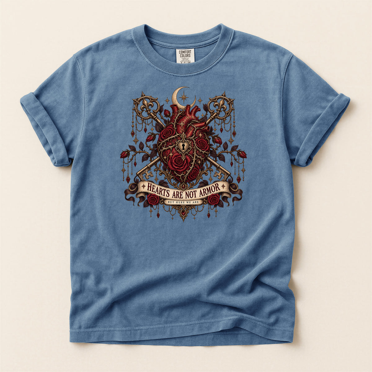 Hearts Are Not Armor Gothic T-Shirt