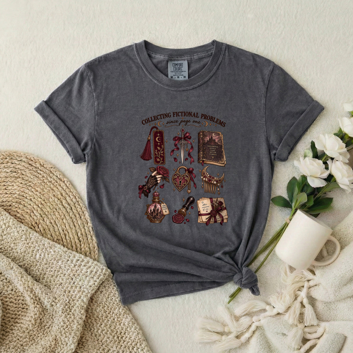 Collecting Fictional Problems Literary T-Shirt