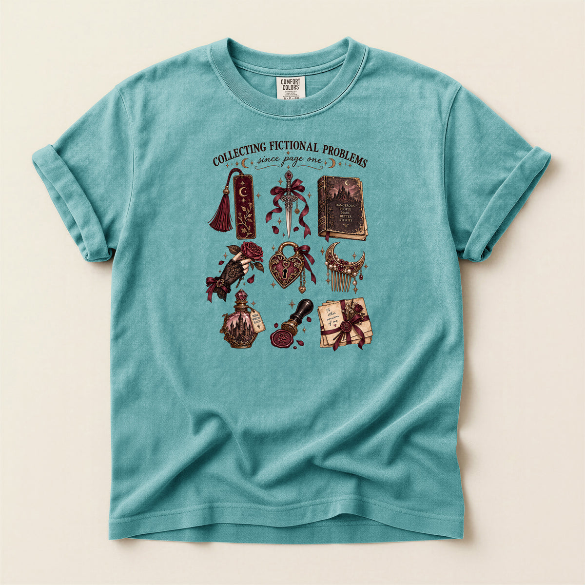 Collecting Fictional Problems Literary T-Shirt