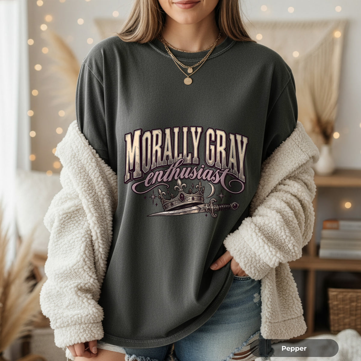 Morally Gray Enthusiast Graphic T-Shirt