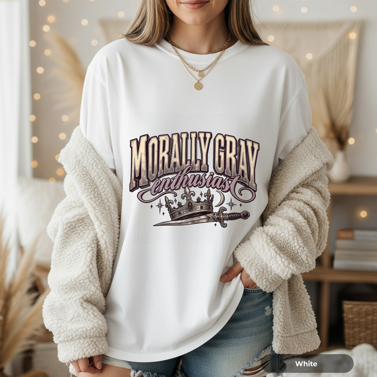 Morally Gray Enthusiast Graphic T-Shirt