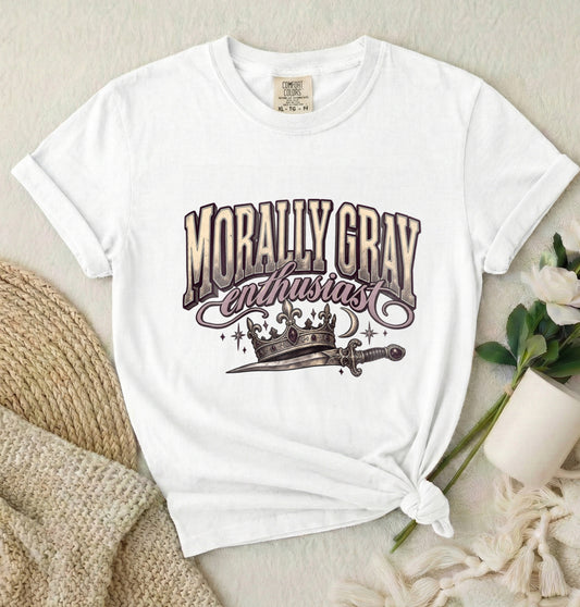 Morally Gray Enthusiast Graphic T-Shirt