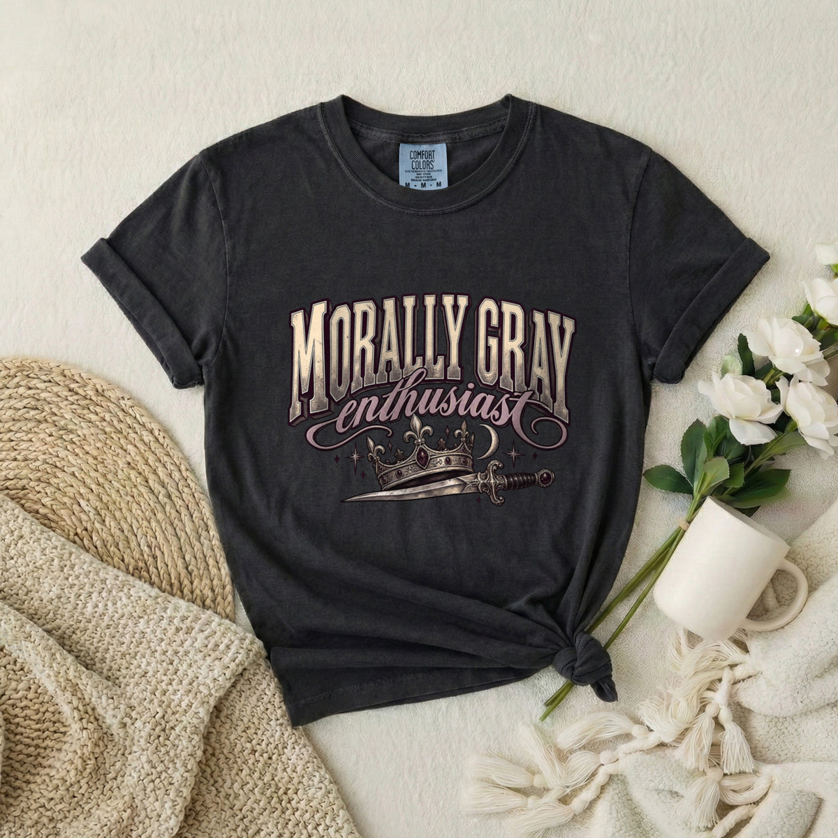 Morally Gray Enthusiast Graphic T-Shirt