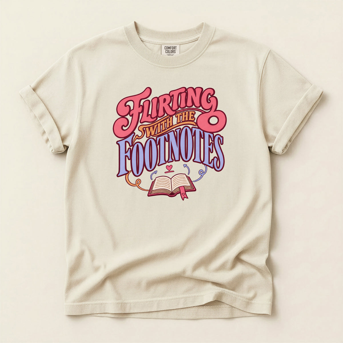 Flirting with Footnotes Book Lover T-Shirt