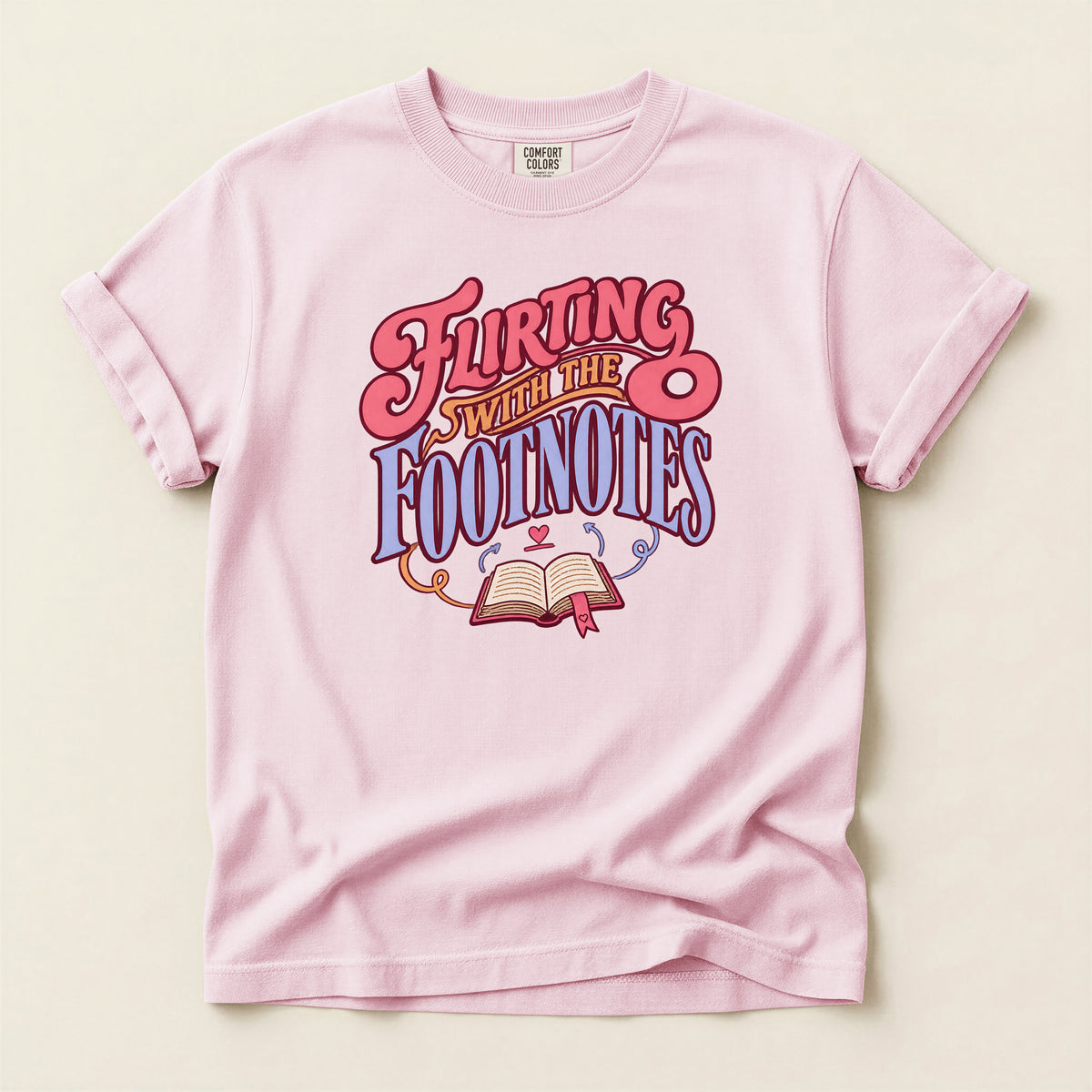 Flirting with Footnotes Book Lover T-Shirt