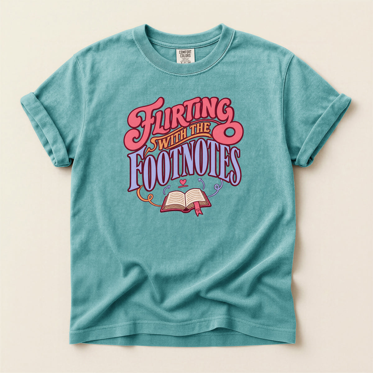 Flirting with Footnotes Book Lover T-Shirt