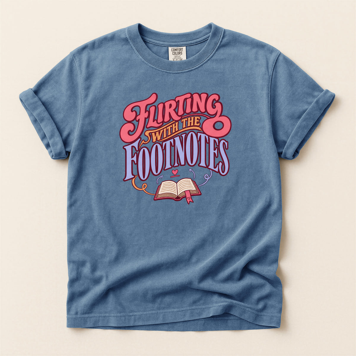 Flirting with Footnotes Book Lover T-Shirt