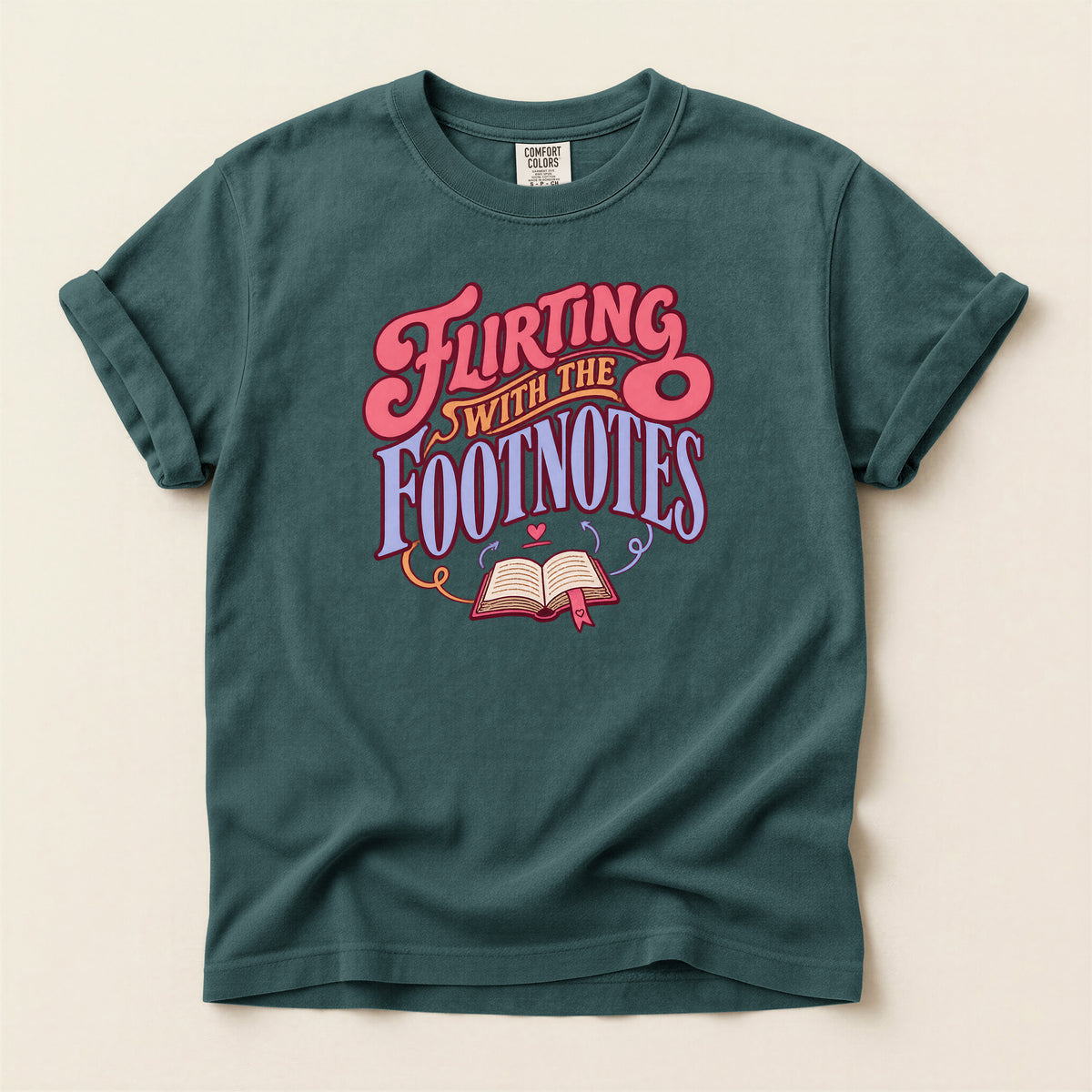 Flirting with Footnotes Book Lover T-Shirt