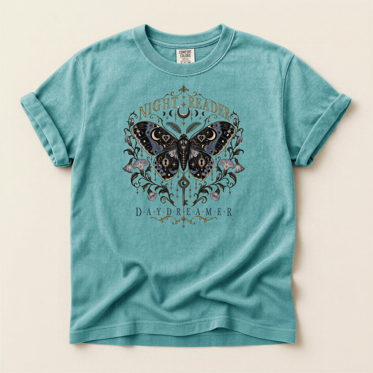 Night Reader Daydreamer Butterfly T-Shirt