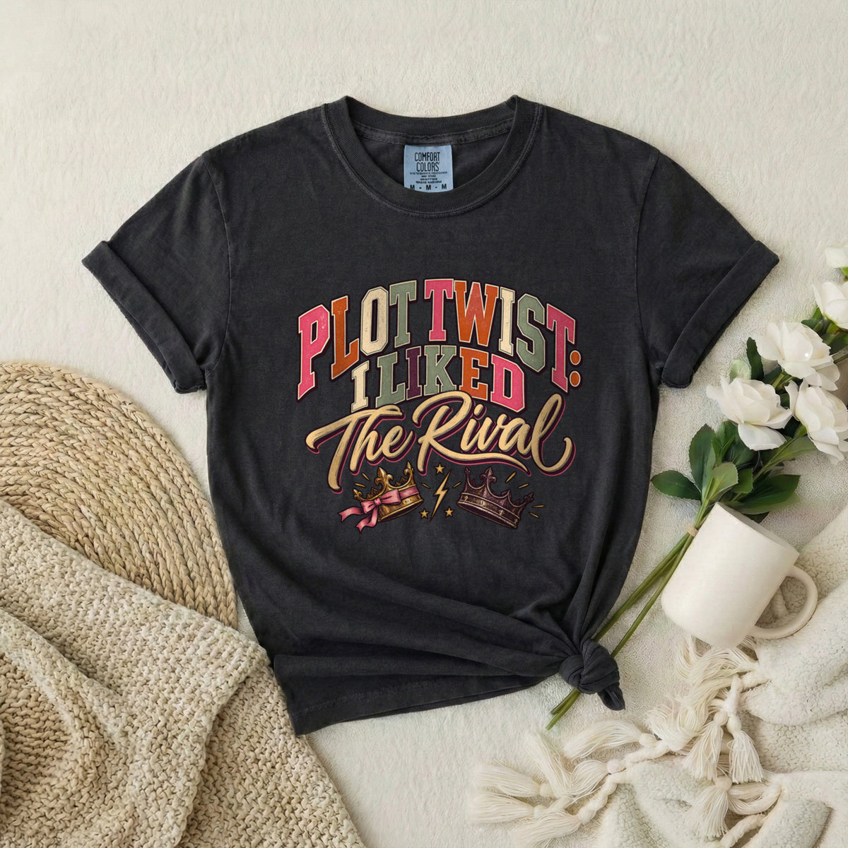 Plot Twist I Like Red The Rebel Graphic T-Shirt