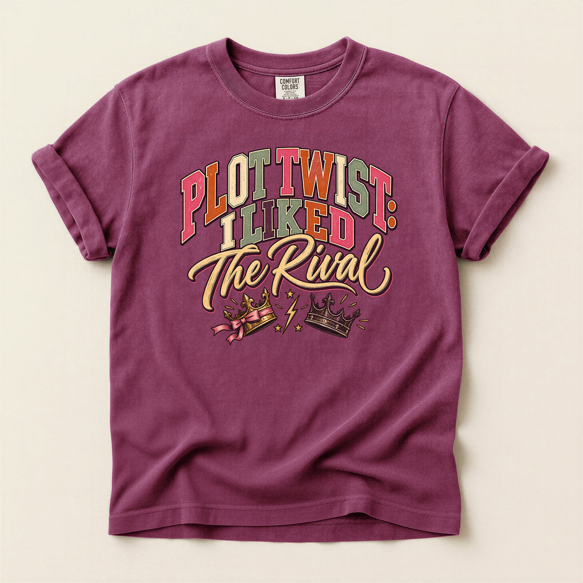 Plot Twist I Like Red The Rebel Graphic T-Shirt