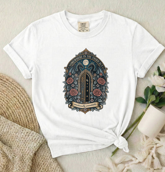 Wherever in the World Gothic Floral T-Shirt