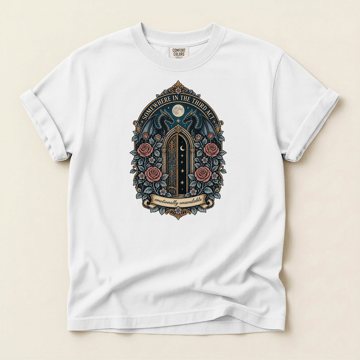 Wherever in the World Gothic Floral T-Shirt