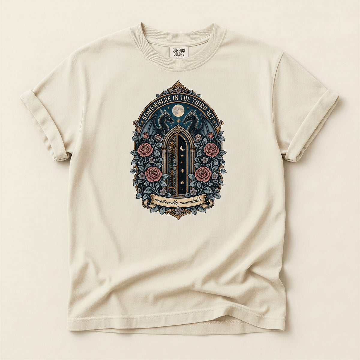 Wherever in the World Gothic Floral T-Shirt