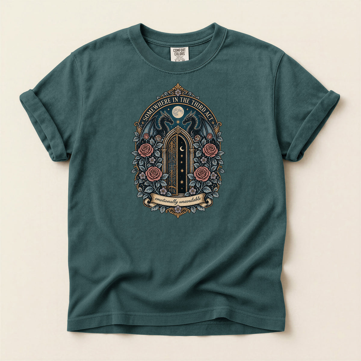 Wherever in the World Gothic Floral T-Shirt