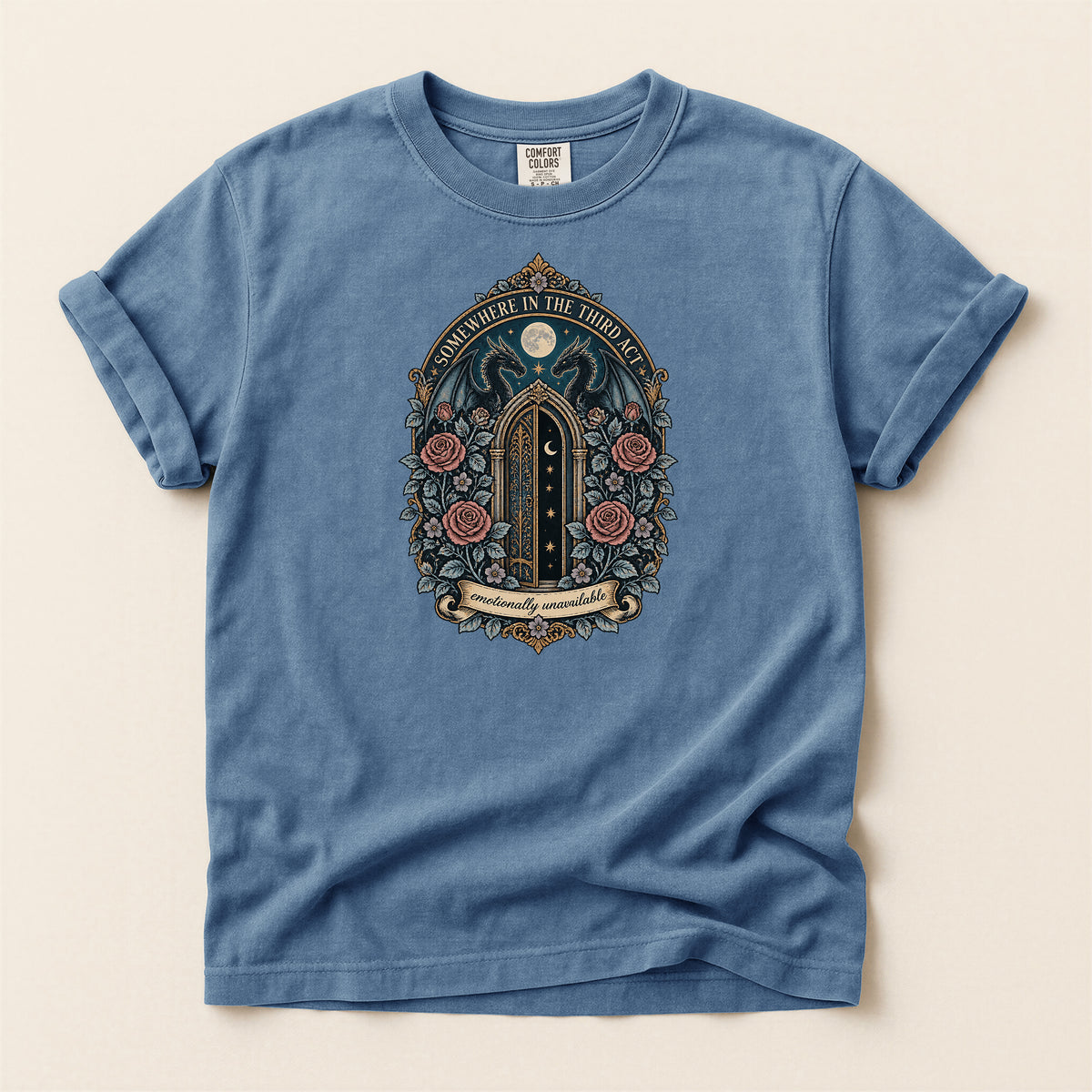 Wherever in the World Gothic Floral T-Shirt