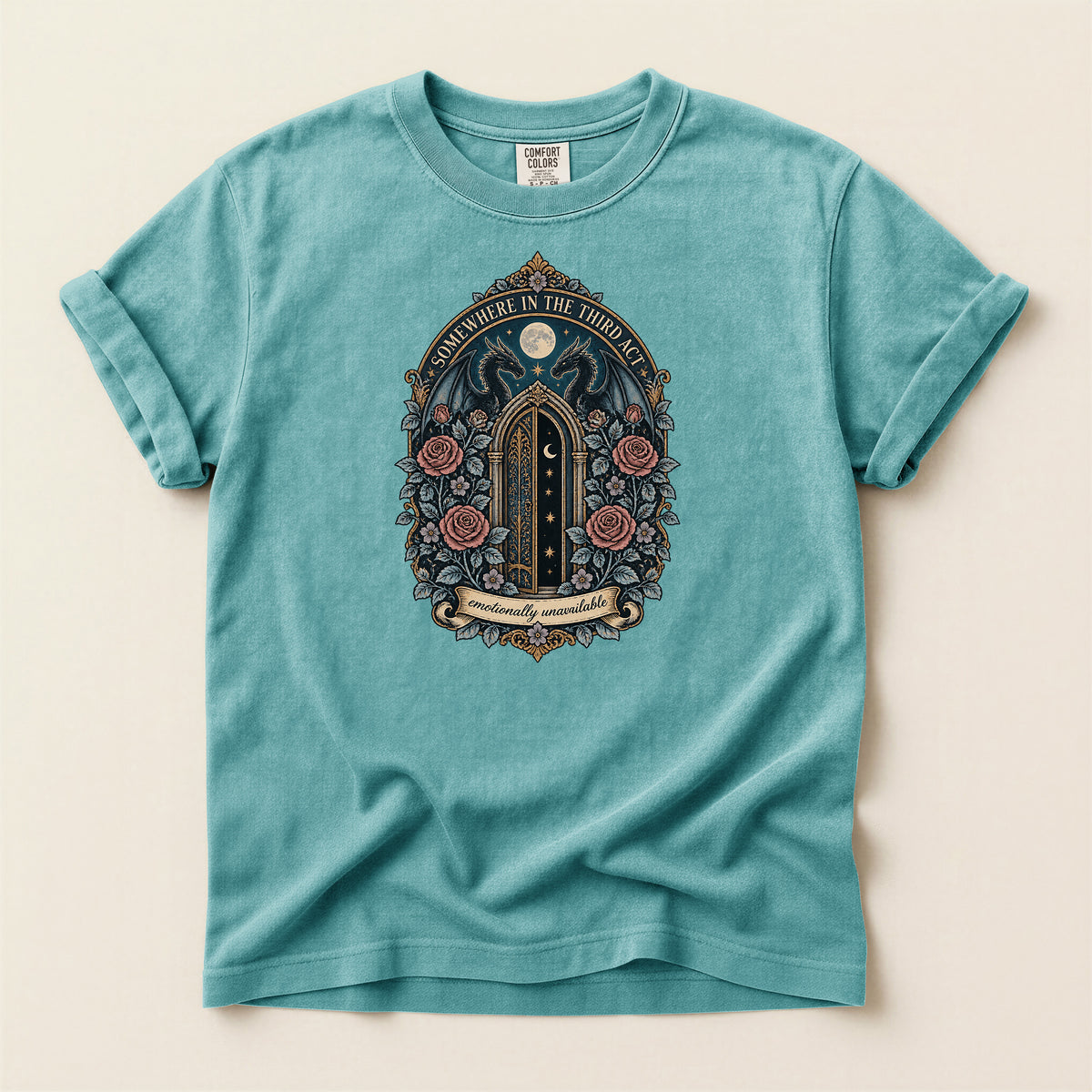 Wherever in the World Gothic Floral T-Shirt