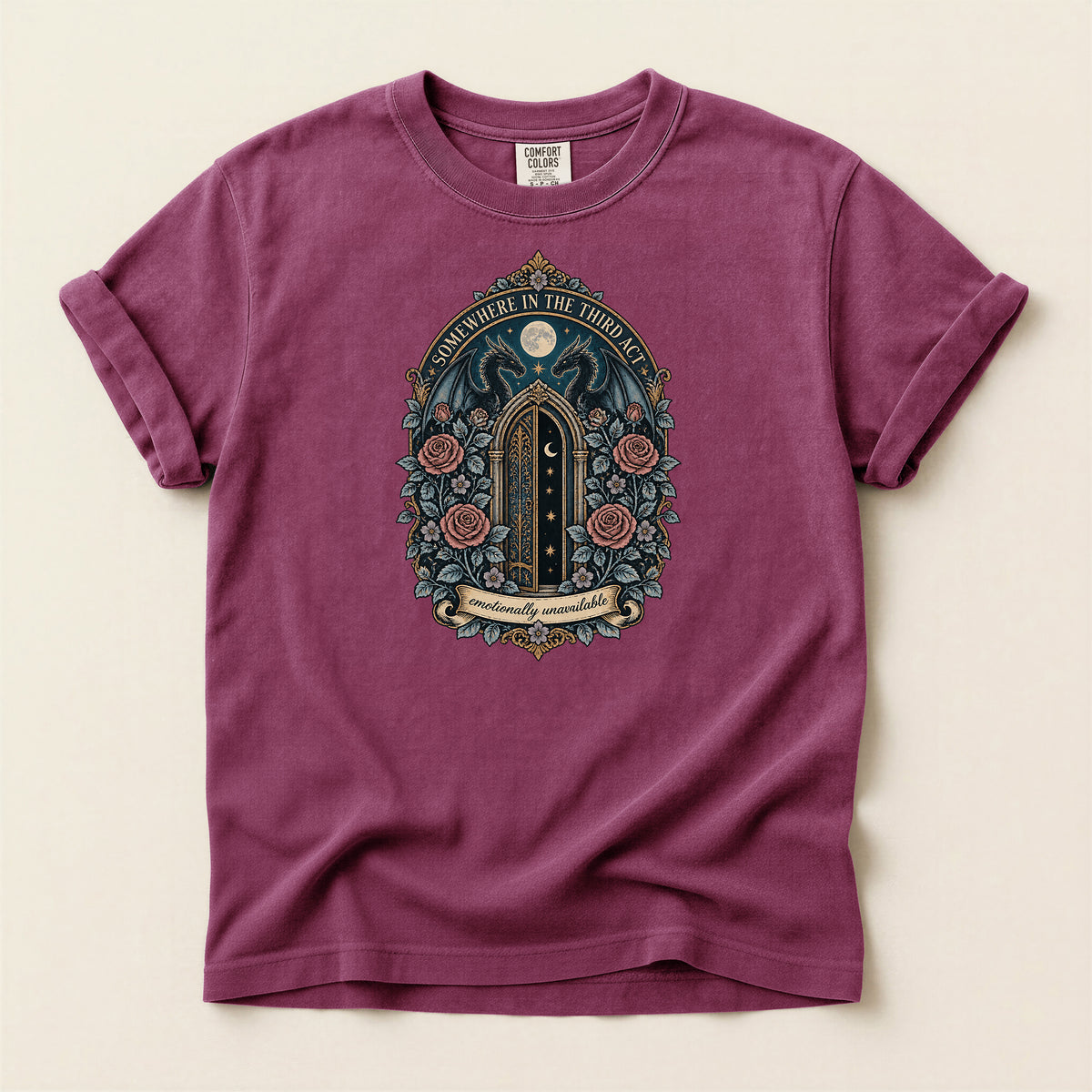 Wherever in the World Gothic Floral T-Shirt