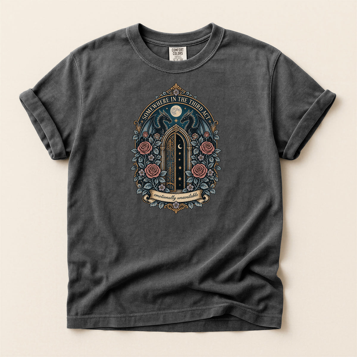 Wherever in the World Gothic Floral T-Shirt