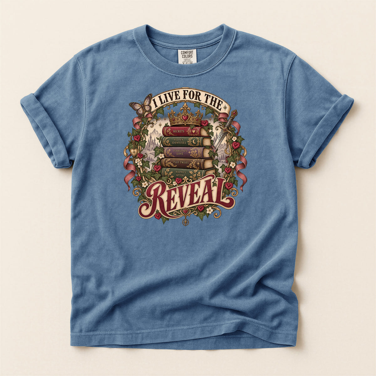 I Live for the Reveal Book Lover T-Shirt