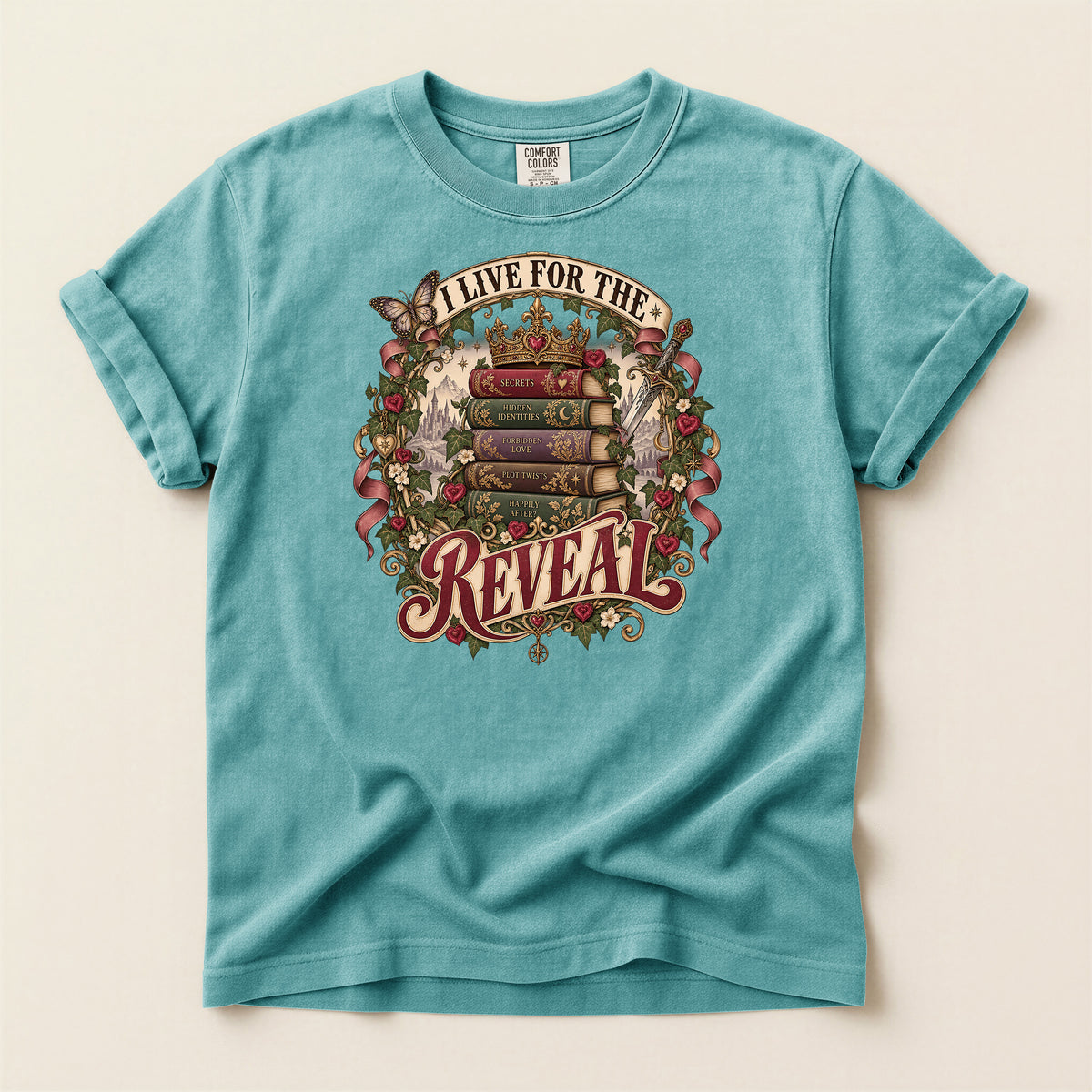 I Live for the Reveal Book Lover T-Shirt