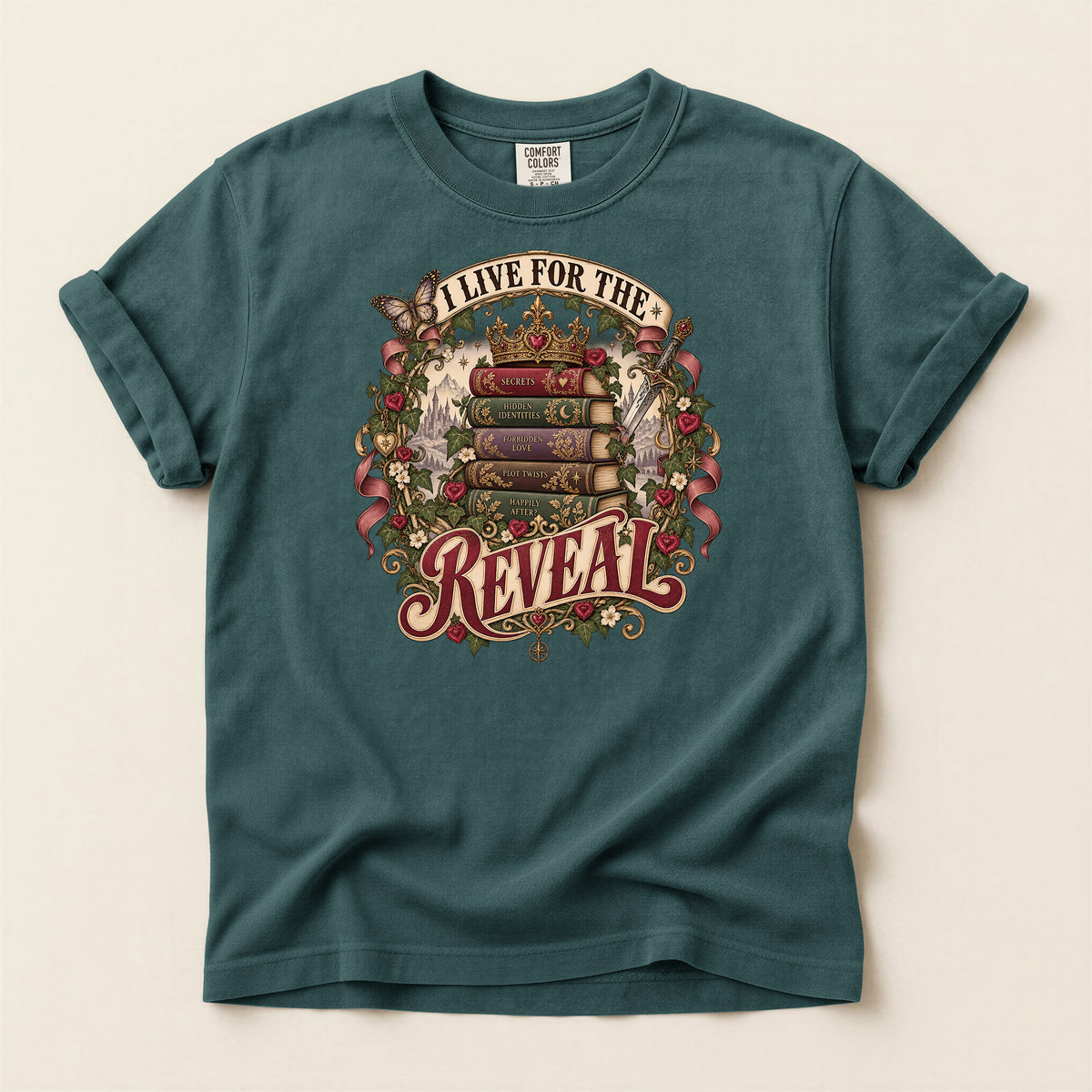 I Live for the Reveal Book Lover T-Shirt