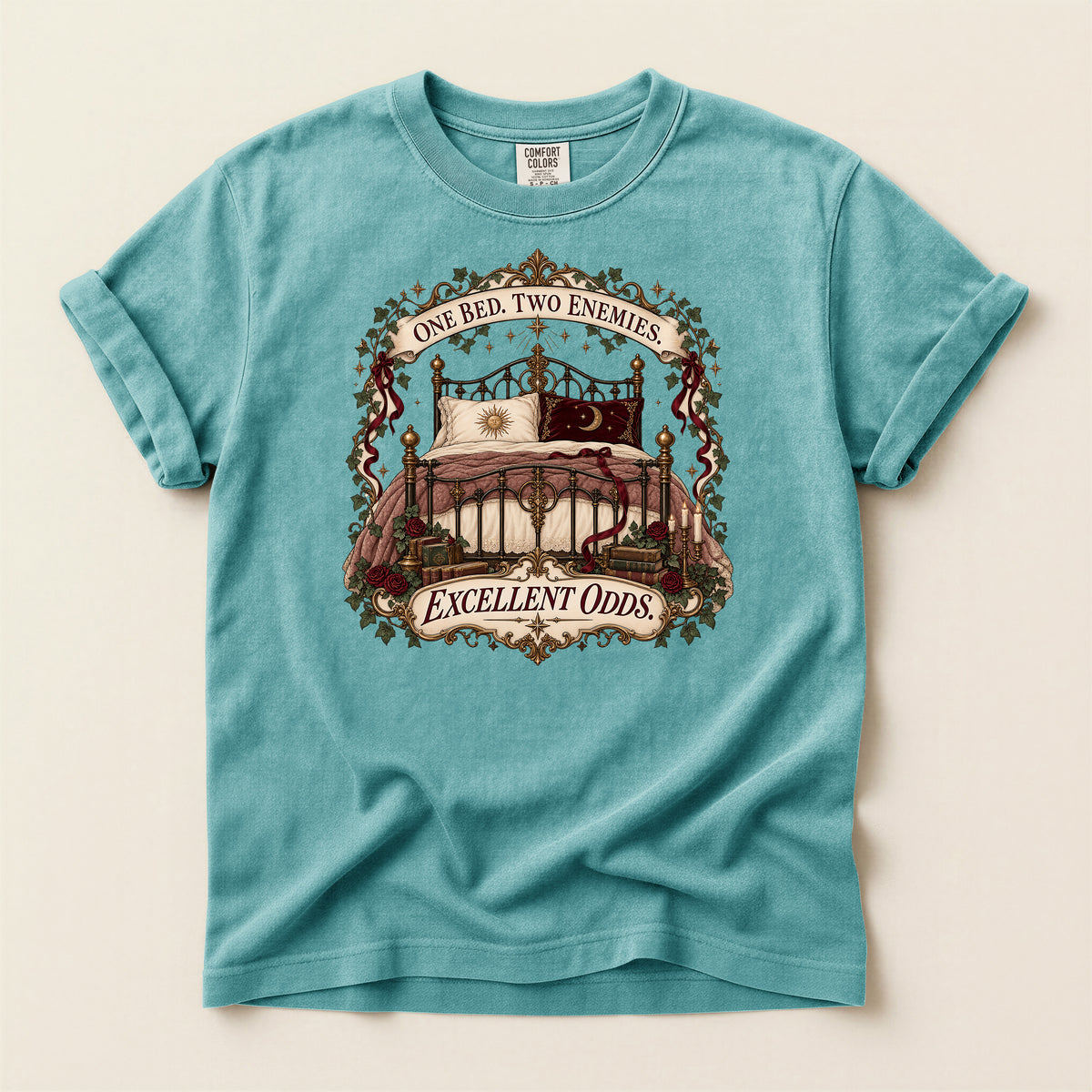 One Bed Two Enemies Excellent Odds Graphic T-Shirt