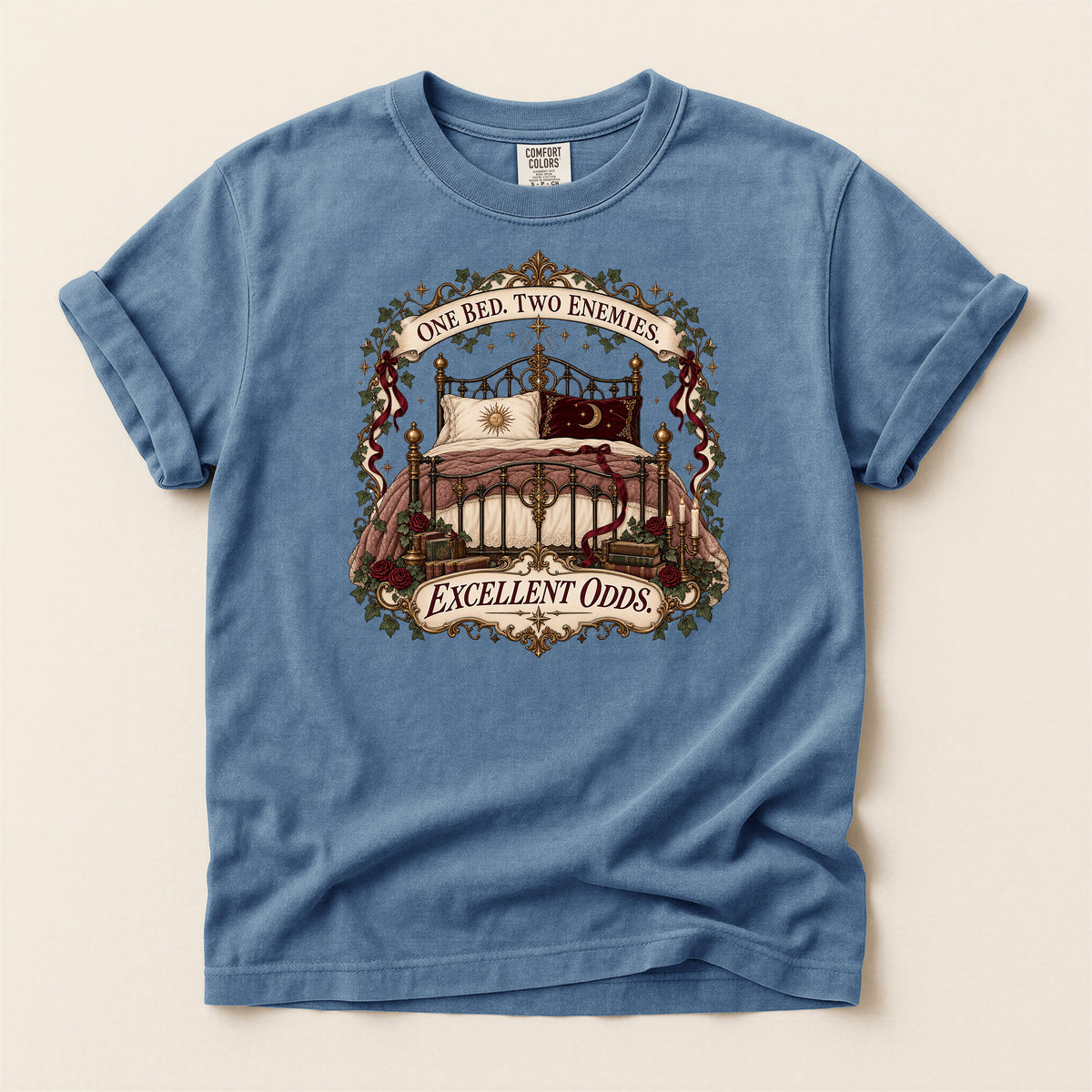 One Bed Two Enemies Excellent Odds Graphic T-Shirt