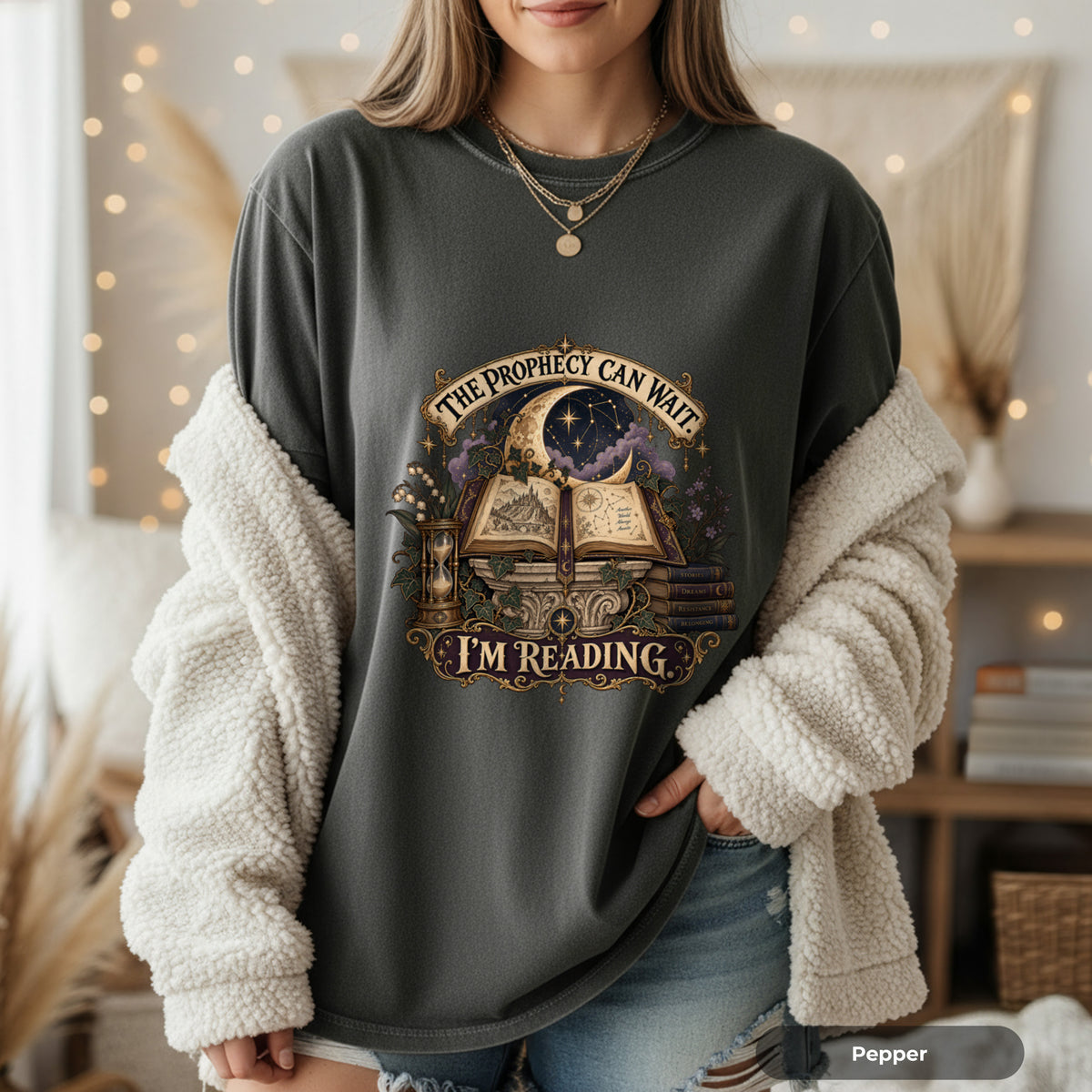 The Prophecy Can Wait I’m Reading Book Lover T-Shirt