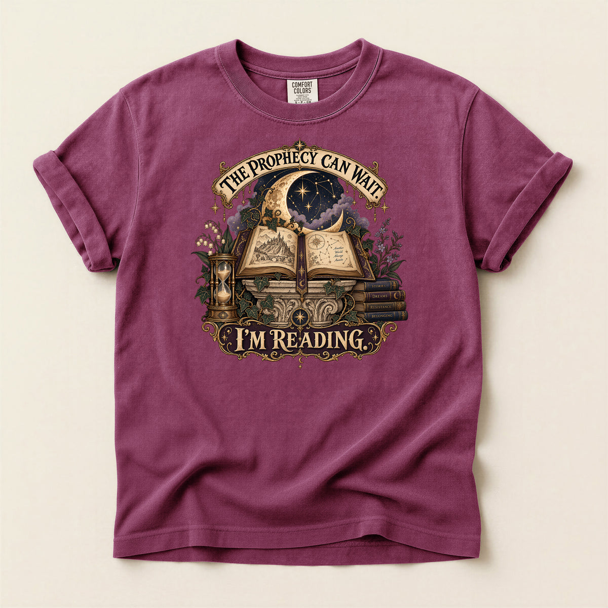 The Prophecy Can Wait I’m Reading Book Lover T-Shirt