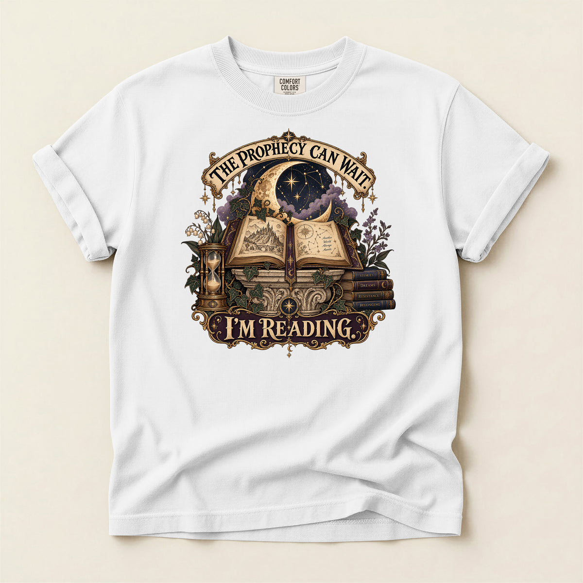 The Prophecy Can Wait I’m Reading Book Lover T-Shirt