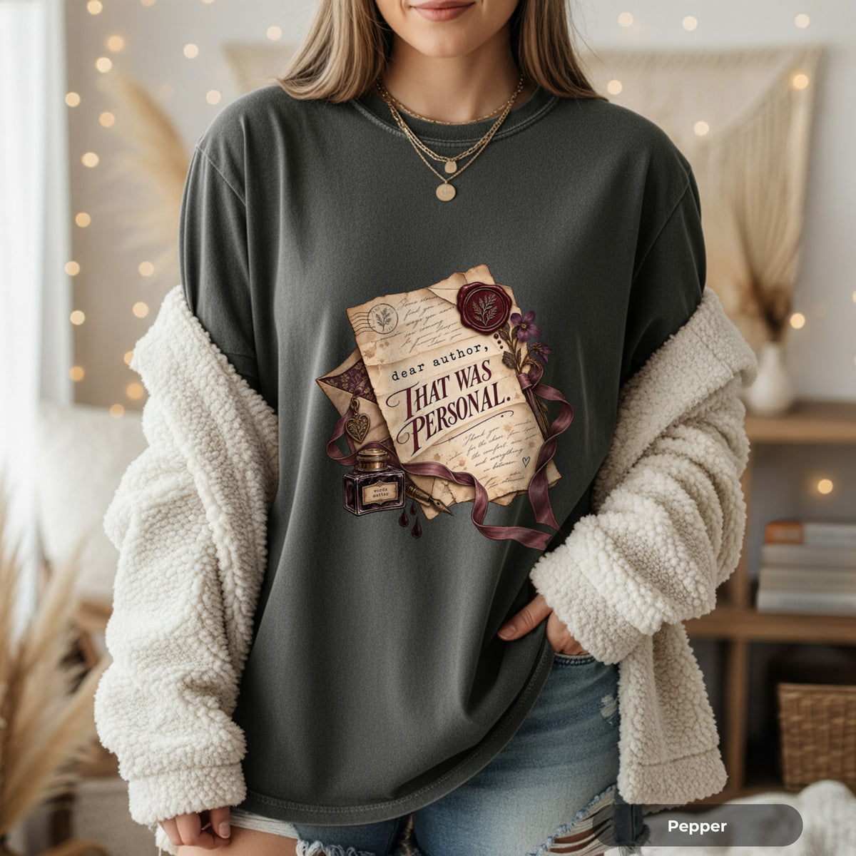 “That Was Personal” Literary Quote T-Shirt