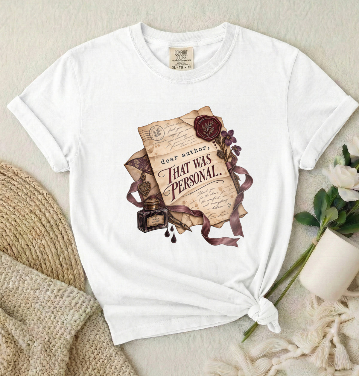 “That Was Personal” Literary Quote T-Shirt