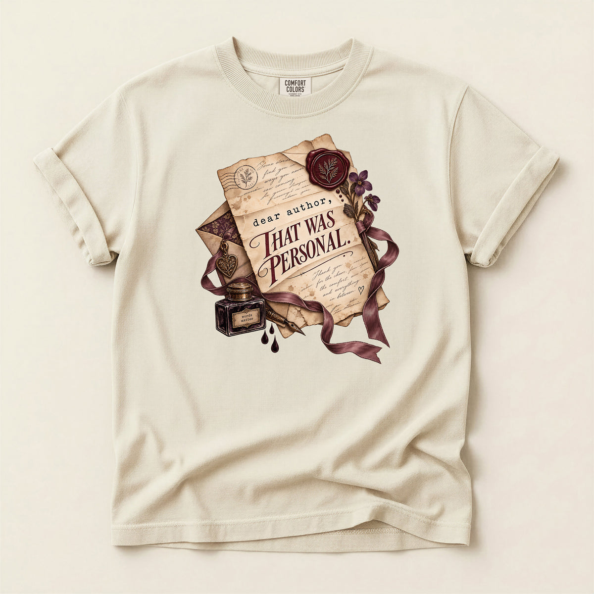 “That Was Personal” Literary Quote T-Shirt