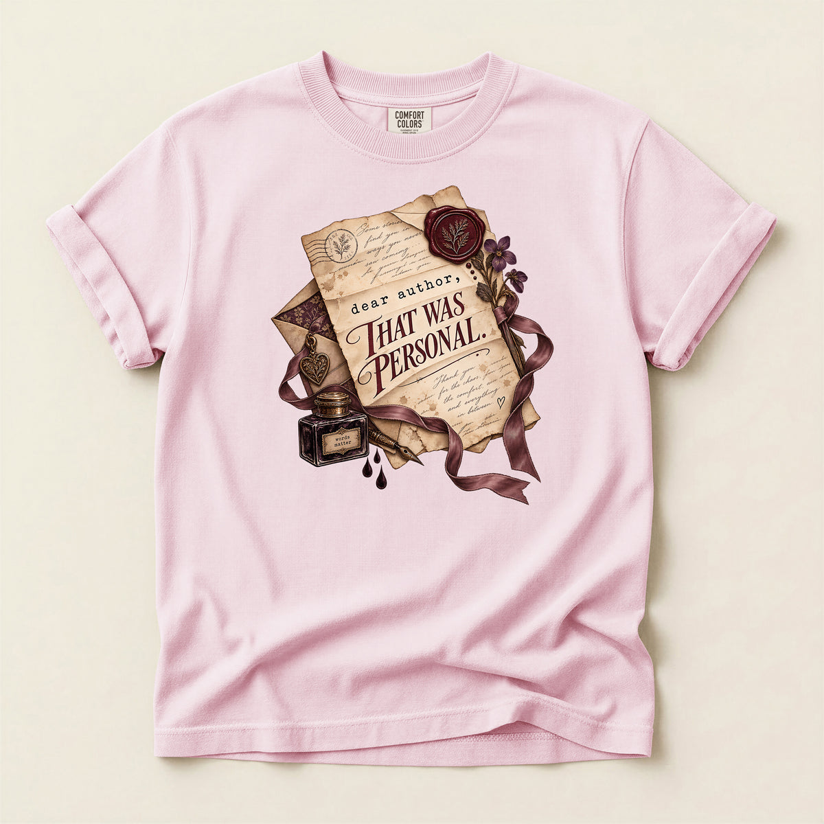 “That Was Personal” Literary Quote T-Shirt