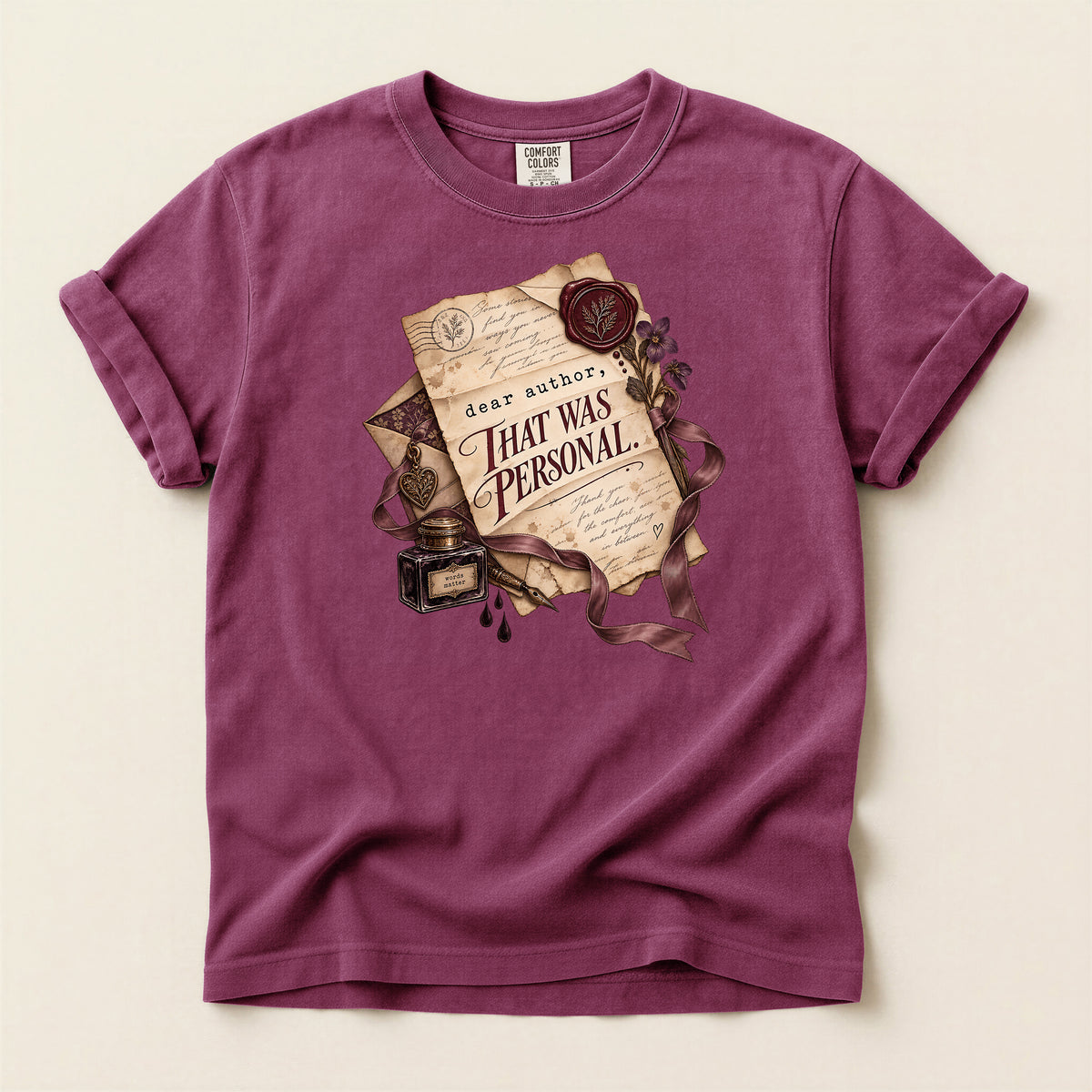 “That Was Personal” Literary Quote T-Shirt