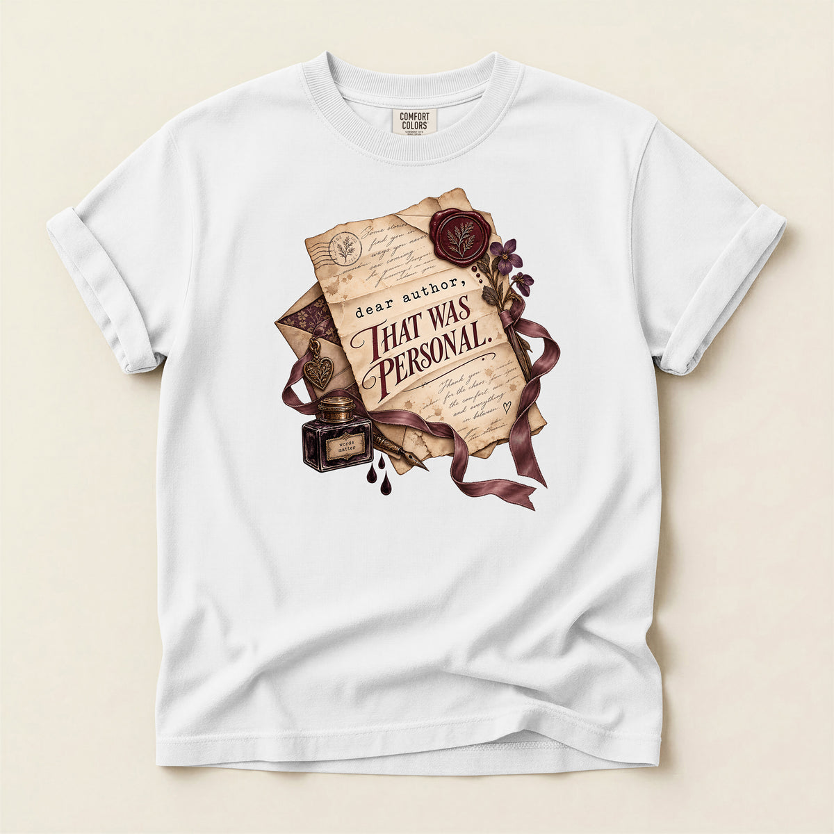 “That Was Personal” Literary Quote T-Shirt