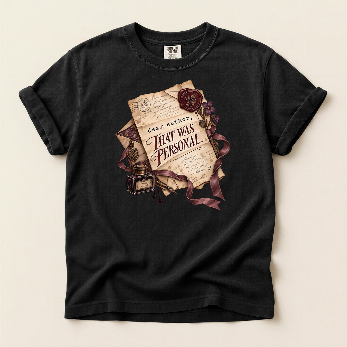 “That Was Personal” Literary Quote T-Shirt