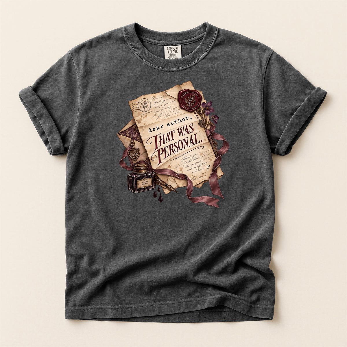 “That Was Personal” Literary Quote T-Shirt