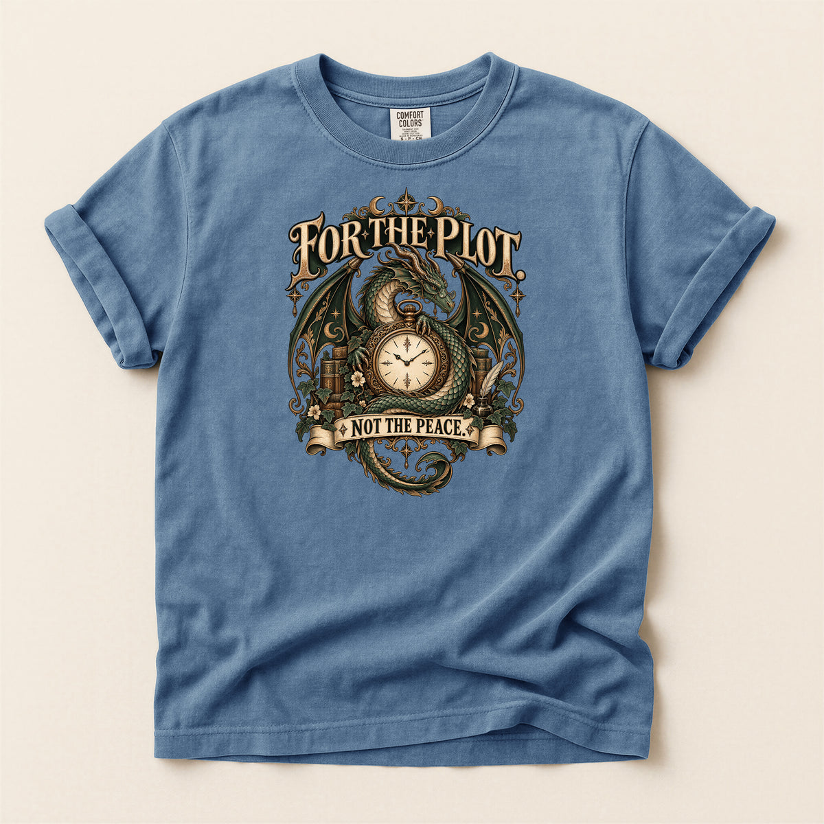 For the Plot Not the Peace Dragon Fantasy T-Shirt