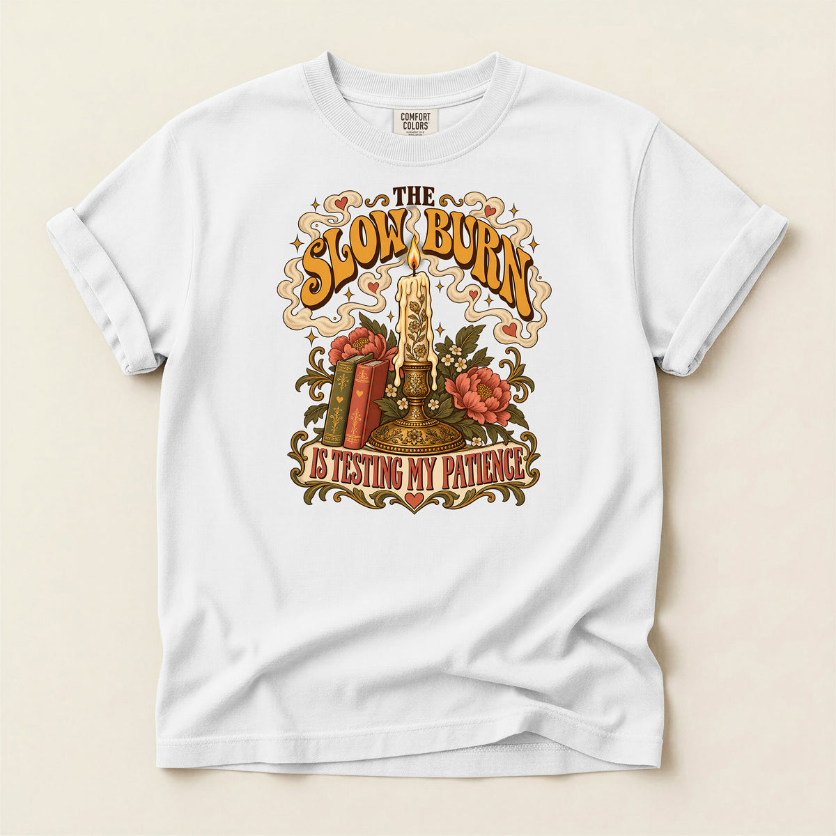 Slow Mornings, Blessed Patience Graphic T-Shirt