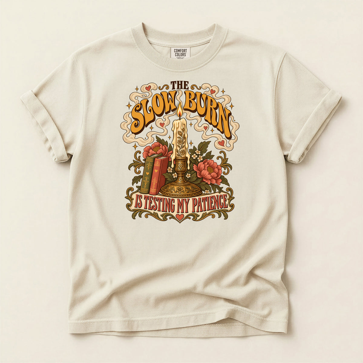 Slow Mornings, Blessed Patience Graphic T-Shirt