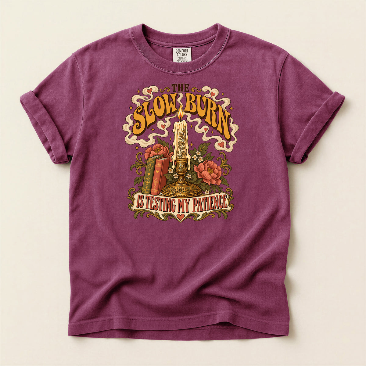 Slow Mornings, Blessed Patience Graphic T-Shirt