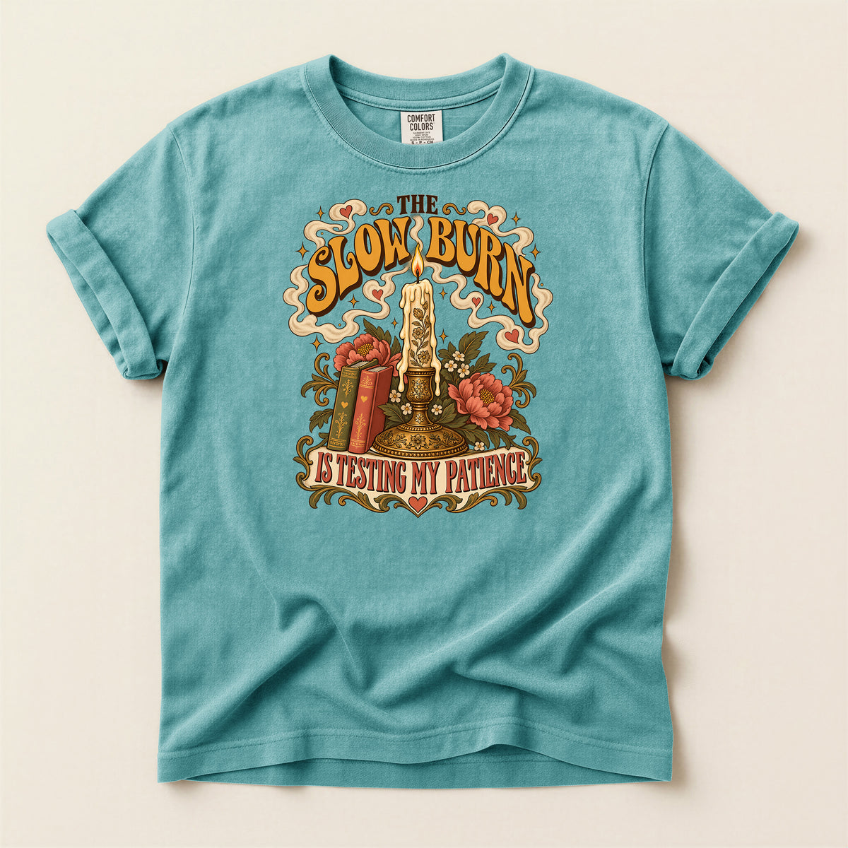 Slow Mornings, Blessed Patience Graphic T-Shirt