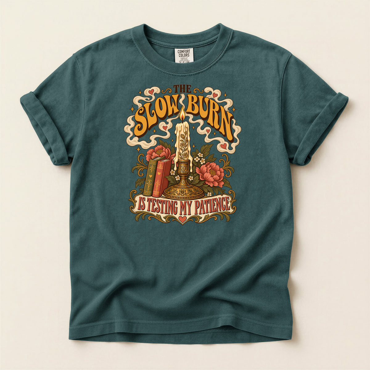 Slow Mornings, Blessed Patience Graphic T-Shirt
