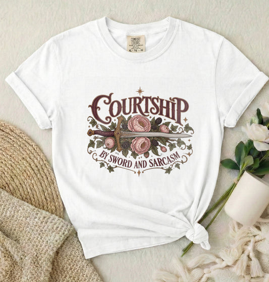 Courtship by Sword and Sarcasm Graphic T-Shirt