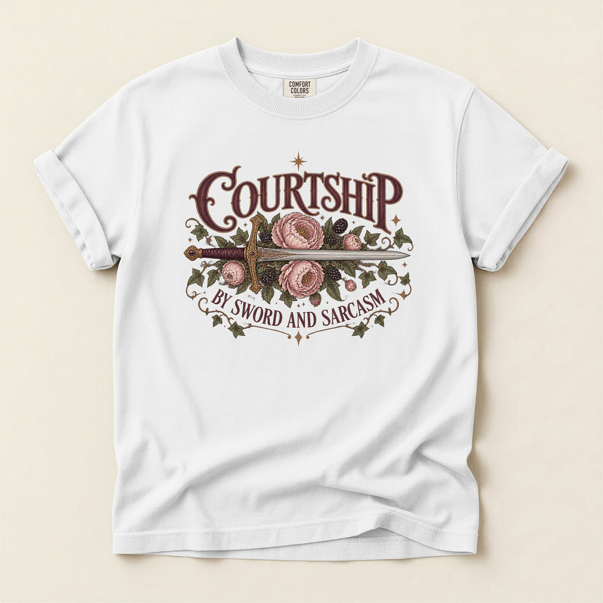 Courtship by Sword and Sarcasm Graphic T-Shirt