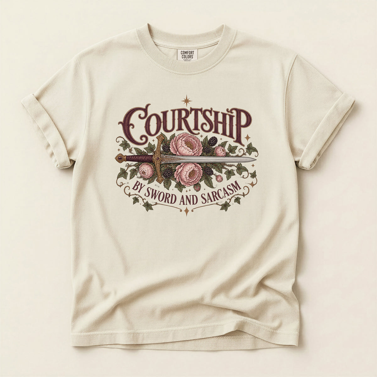 Courtship by Sword and Sarcasm Graphic T-Shirt