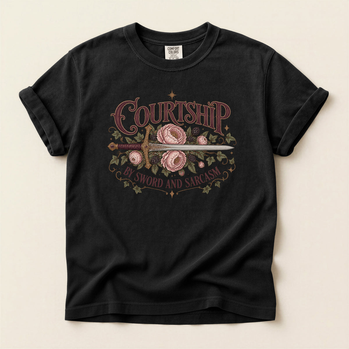 Courtship by Sword and Sarcasm Graphic T-Shirt